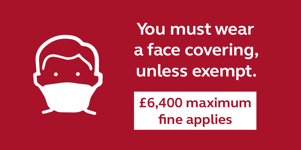 networkrail's tweet photo. We have lots of information to help you #TravelWithConfidence by rail here:
➡️ https://t.co/hCJsq6C6nt
😷 Remember, you must wear a face covering (unless exempt). If you can, try to book tickets online, travel at a quieter time and keep your distance. ↔️
#RailToRecovery https://t.co/7w7r1We0P1