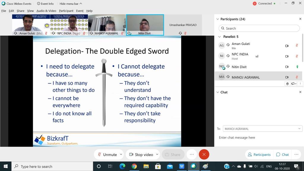 Engage, Empower & Enable are critical areas to develop in any #organisation to increase #people #productivity. Our expert emphasised the importance of this approach during our ongoing webinar @NPC_INDIA_GOV @HAL_India @FISME @gailindia @SAILsteel @beeindiadigital @EESL_India https://t.co/syyDUnH41f