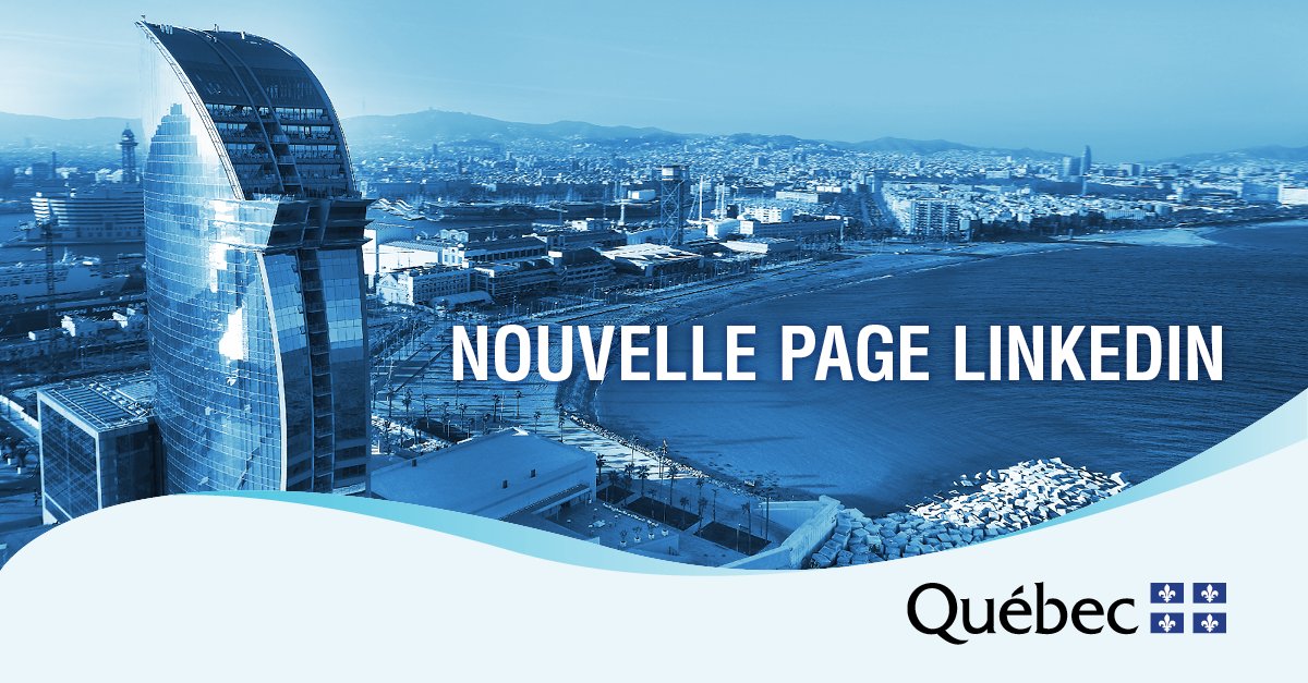 QuebecEspana's tweet image. ⚜️¡La Oficina de Québec en Barcelona ya está en LinkedIn!⚜️
¡Sigue nuestro perfil para estar al día de las novedades económicas y mantenerte informado de las oportunidades que ofrece nuestra comunidad empresarial!👩💼👨💻
Te esperamos: linkedin.com/company/bureau…
@MRIF_Quebec