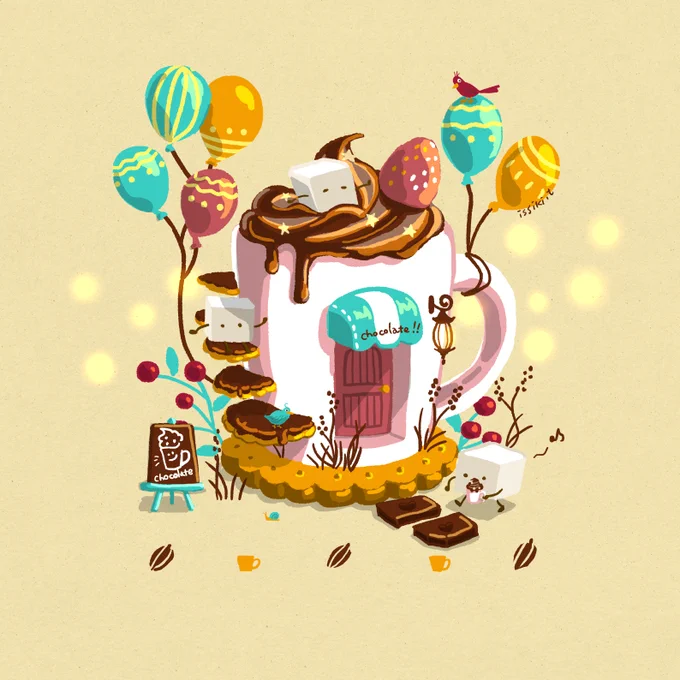 Hot drink?☕️??
寒いので温かい飲み物を置いておきます 