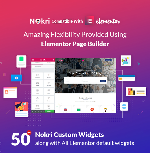 OpportunitiesWP's tweet photo. Elementor Page Builder is one of the important feature of Nokri Job Posting WordPress Theme. 50+ Nokri custom widgets along with All Elementor default widgets.
#Best #JobPortal #JobBoard #WordpressTheme
Available at Themeforest⏬
https://t.co/UtFsQP8dyx https://t.co/OV7nMGbzhY