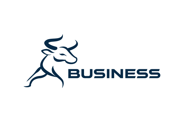 Bull trading logo design template. Bull trading logo design vector  template. | CanStock