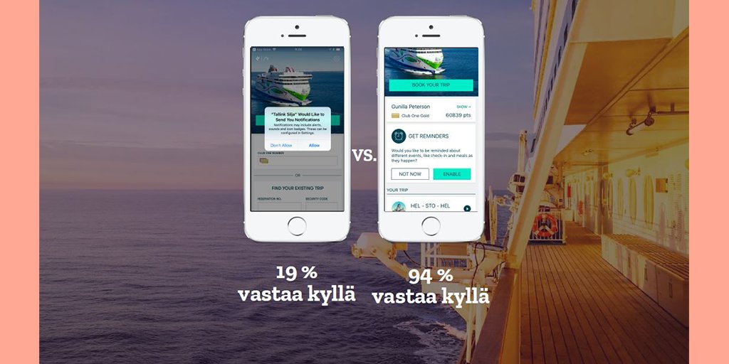 Postigroup's tweet photo. Saanko luvan? Sillä on väliä, miten kysyt asiakkaaltasi lupaa lähestyä erilaisten ilmoitusten kanssa heitä. Muista kysyä oikeaan aikaan, perustella ja laita erillinen painike sitä varten. @mpietila #eComNext2020 #eComNext #verkkokauppa #eCommerce #eCom #asiakaspolku https://t.co/7Zt6zscwR2
