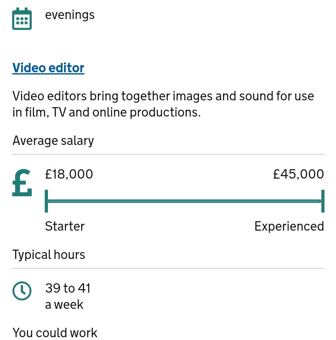 Seeing as theTories are suggesting that people working in the Arts retrain to something more practical, I should check the Government's career questionnaire for advice on what other totally different and sensible jobs I'm suited fo... Oh...