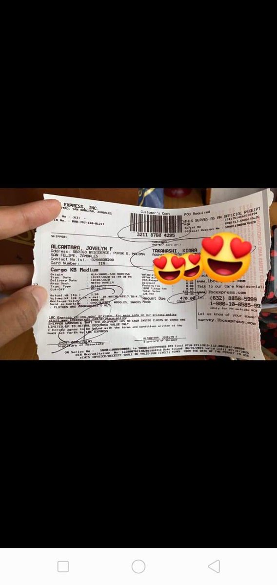 AbrigoJove's tweet photo. Super happy ko kasi na punta na sayo yong regalo ko halos isang taon ko tinaga super happy ko bilang isang tigahanga mo @_kiatakahashi hinde ako mag sasawa supportahan at mahalin ang isang tulad mo Kia sana na gustohan mo mga regalo ko sayo Kia 😍😍😍 https://t.co/4er7ekU09t