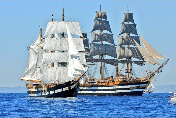FlMichele69's tweet image. The sailing training ships of the #ItalianNavy🇮🇹
Sailing Ship Amerigo Vespucci
Built 1931🇮🇹
Service 1931÷present
Schooner Palinuro
Built 1934🇫🇷
Service 1955÷present
Brig Italia
Built 1993🇮🇹
Service 2007÷present
@ItalianNavy @SM_Difesa