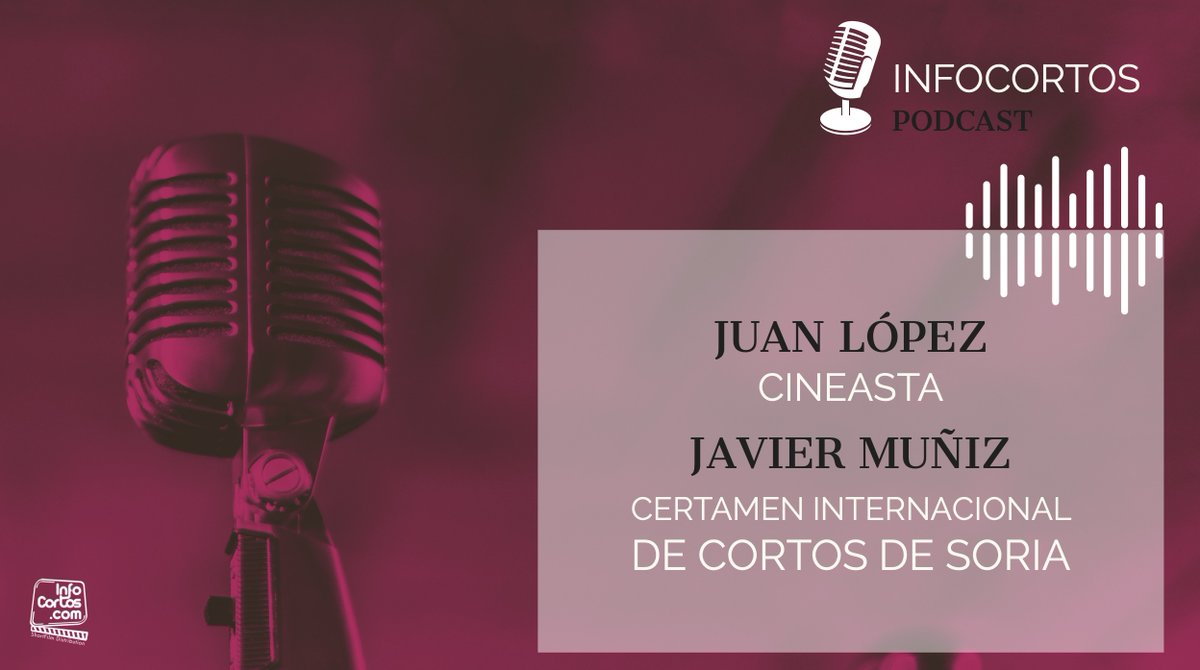 Ya puedes escuchar el episodio número siete de los podcast de Infocortos. Entrevistamos a Juan López y a Javier Muñiz. <a href="/JuanLopezFilms/">Juan López</a> <a href="/cortossoria/">Certamen Cortos Soria</a> 
infocortos.com/un-podcast-de-…