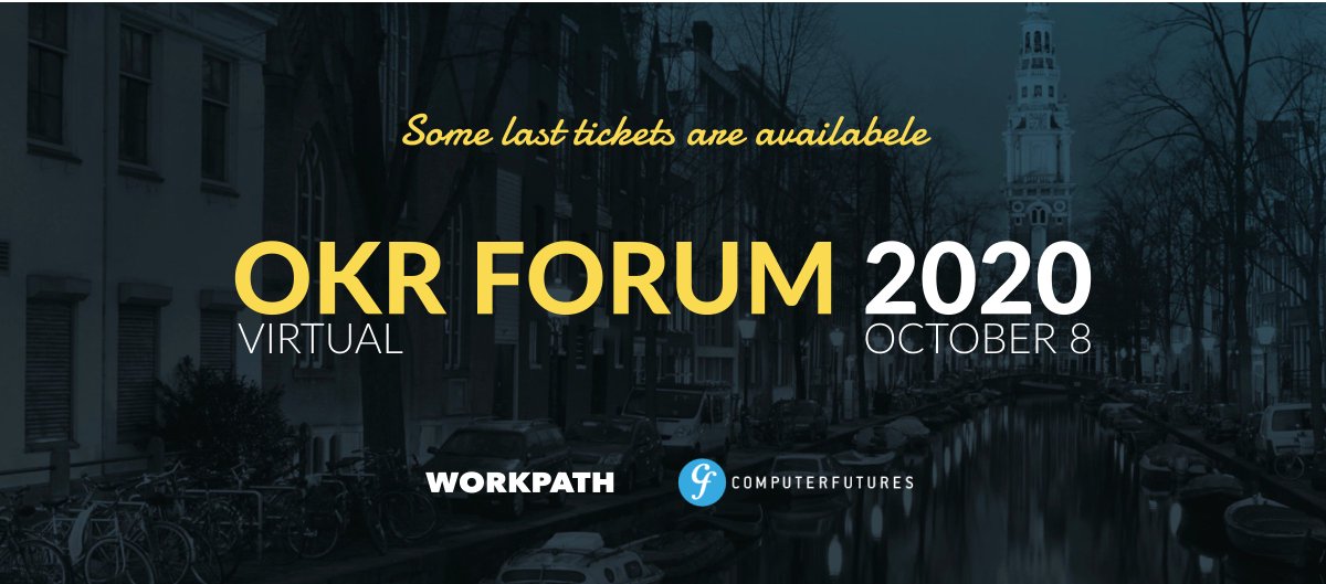 WorkpathHQ's tweet photo. We are excited to host the biggest #OKR Forum in Western-Europe together with Computer Futures today and look forward to inspiring and interesting sessions.

Some last tickets are still available under https://t.co/L8avYFvEdN.

#okrs #okrforum2020 #computerfutures #thewaywework https://t.co/NaTuP5nGGN