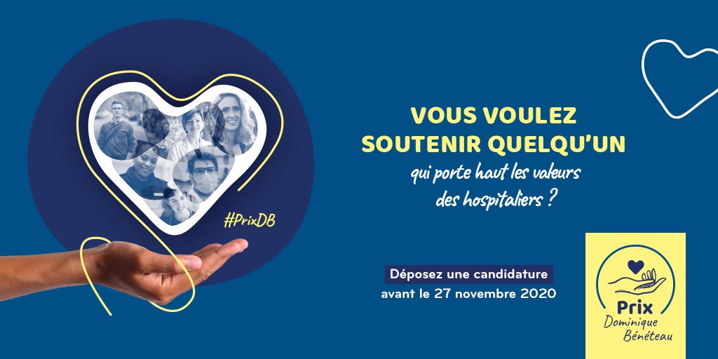 #PrixDB | Lancement de la 1ère édition du Prix Dominique Bénéteau par la @FondationNehs pour distinguer un #hospitalier dont l’#engagement exemplaire a un impact positif sur la relation entre patients, familles et soignants, au sein ou hors de #hôpital
🔗 fondation-nehs.com/prix-dominique…
