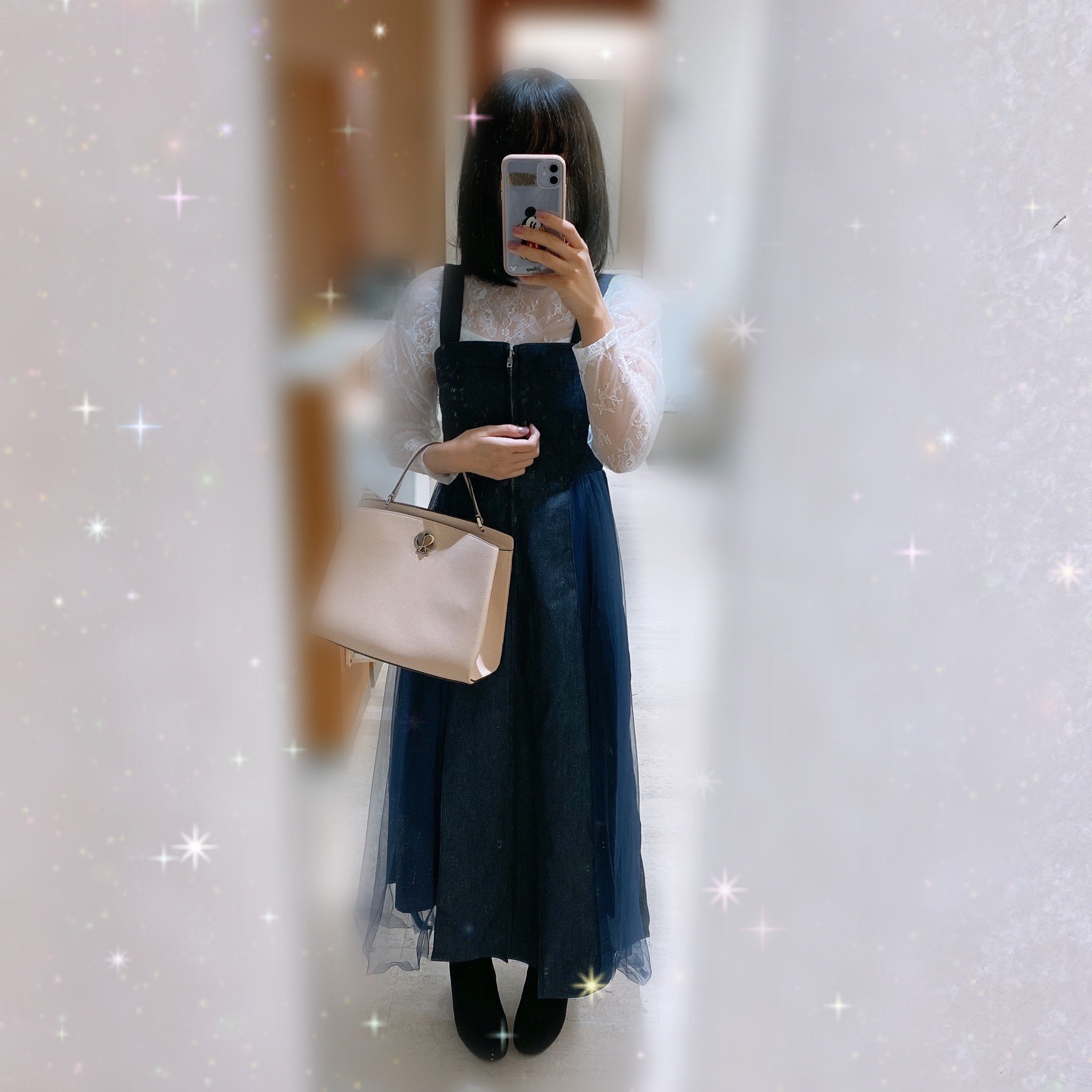 おなつ お出かけだからmiyour Sのデニムワンピ レースブラウス着た ᐢ ᐢ ウエスト締まってるのにふわっともしててほんと可愛い ゆあちゃんプロデュースに間違いなさすぎ Miyours おなつ お出かけだからmiyour Sのデニムワンピ レースブラウス着た ᐢ ᐢ ウエスト締まってるのにふわっともしててほんと可愛い ゆあちゃんプロデュースに間違いなさすぎ Miyours