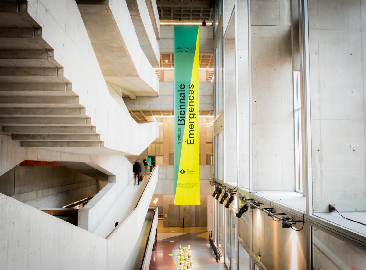 Emergences_'s tweet image. La 6ème édition d&apos;#Emergences ouvre officiellement ses portes ce matin ! 

Venez découvrir les 350 projets sélectionnés à @LE_CND jusqu&apos;au dimanche 11 Octobre à 19h

Pensez à réserver votre créneau de visite : biennale-emergences.fr/biennale/bille…

©lucie jean