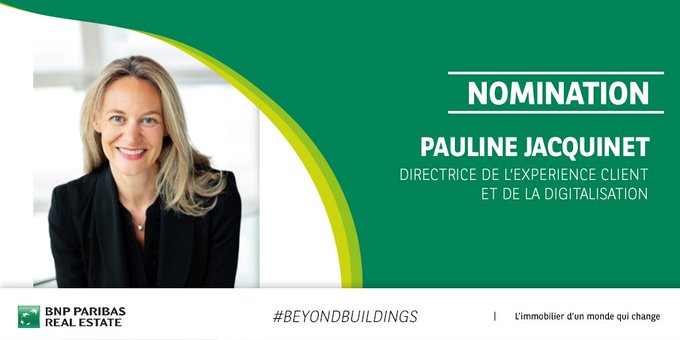 Pauline Jacquinet est nommée Directrice…
