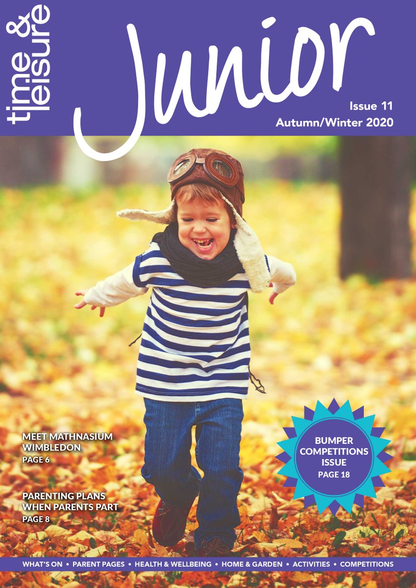 So excited to be back with an Autumn/Winter issue. Despite all the Covid madness, there are still lots of things we can do with the kids check out the full issue here timeandleisurejunior.co.uk/autumn-winter-…