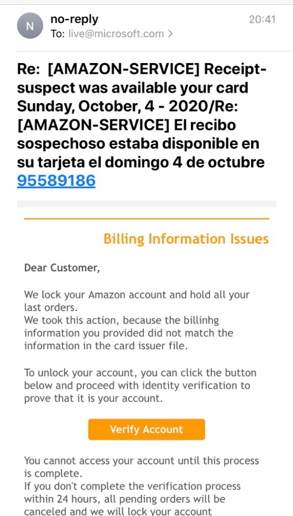 DoctorContract's tweet image. 🎣We hate fishing!! And also phishing. 

Don't be caught out by phishing emails... Especially not when they are this terrible! 

Ensure your staff have had adequate training how to spot a fake email. 

Contact us today on info@thecontractdcotor.co.uk to duscuss how we ca...