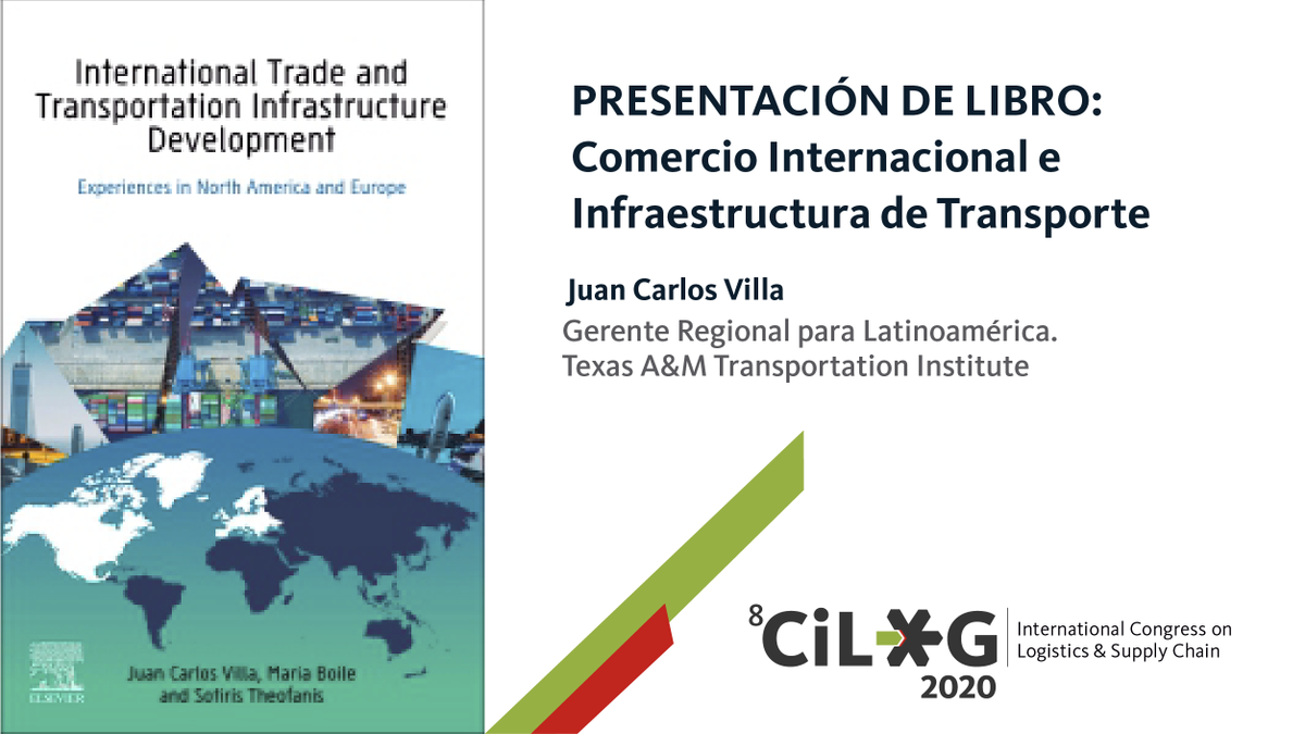 MexicoLogistico's tweet photo. #CiLOG2020: Juan Carlos Villa, Gerente Regional para Latinoamérica de @TTITAMU presenta su libro "International Trade and Transportation Infrastructure Development. Experiences in North America and Europe"
Puedes obtenerlo en:
https://t.co/pv2WvbOAvE https://t.co/GrcoF7Yobo