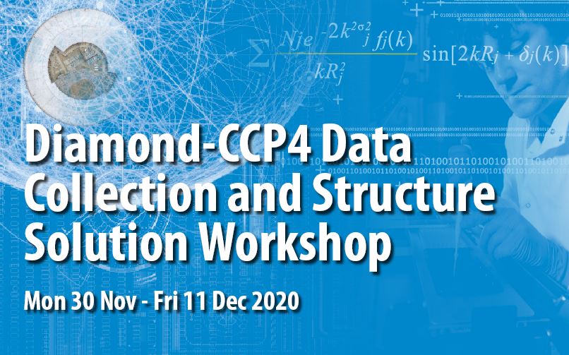 DiamondLightSou's tweet image. Applications are open for our annual #DataCollection &amp;amp; #StructureSolution Workshop, jointly organised with @ccp4_MX. 

The workshop will be held online over 2 weeks, featuring talks from expert speakers &amp;amp; interactive tutorials. 

Apply here: ow.ly/6gnL50BN8NO