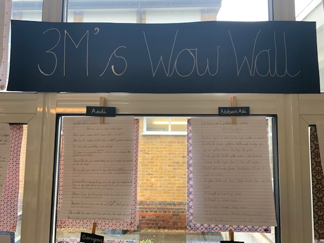MountStewartSch's tweet photo. 3M are so proud of their instruction writing on "How to Wash a Sabre Tooth Tiger" that they published it onto their wow wall! They developed their ideas from the book "How To Wash a Woolly Mammoth" and love seeing their hard work on display! #TMSS3M https://t.co/qGvY5KXAVj