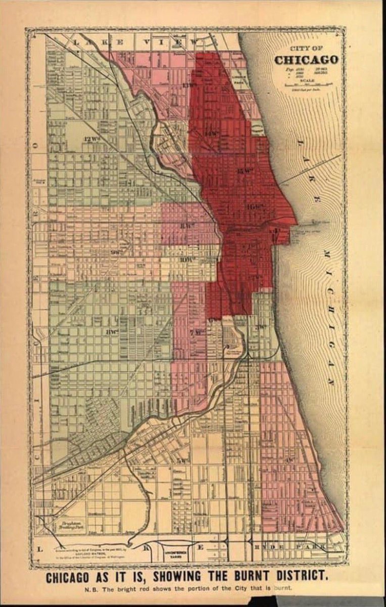 The Great Chicago Fire was a conflagration that burned during October 8–10, 1871. The fire killed approximately 300 people, destroyed roughly 3.3 square miles of the city, and left more than 100,000 residents homeless. 4-1-8.