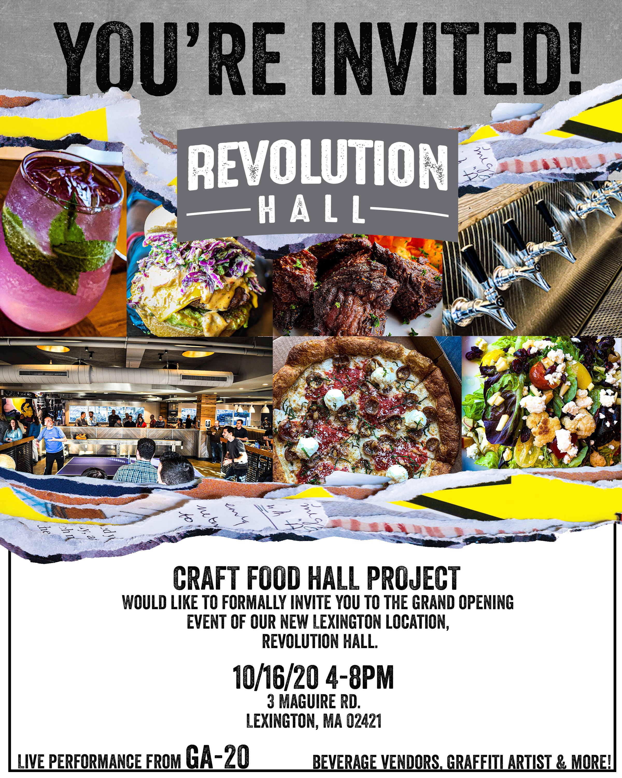 craft food hall project lexington menu