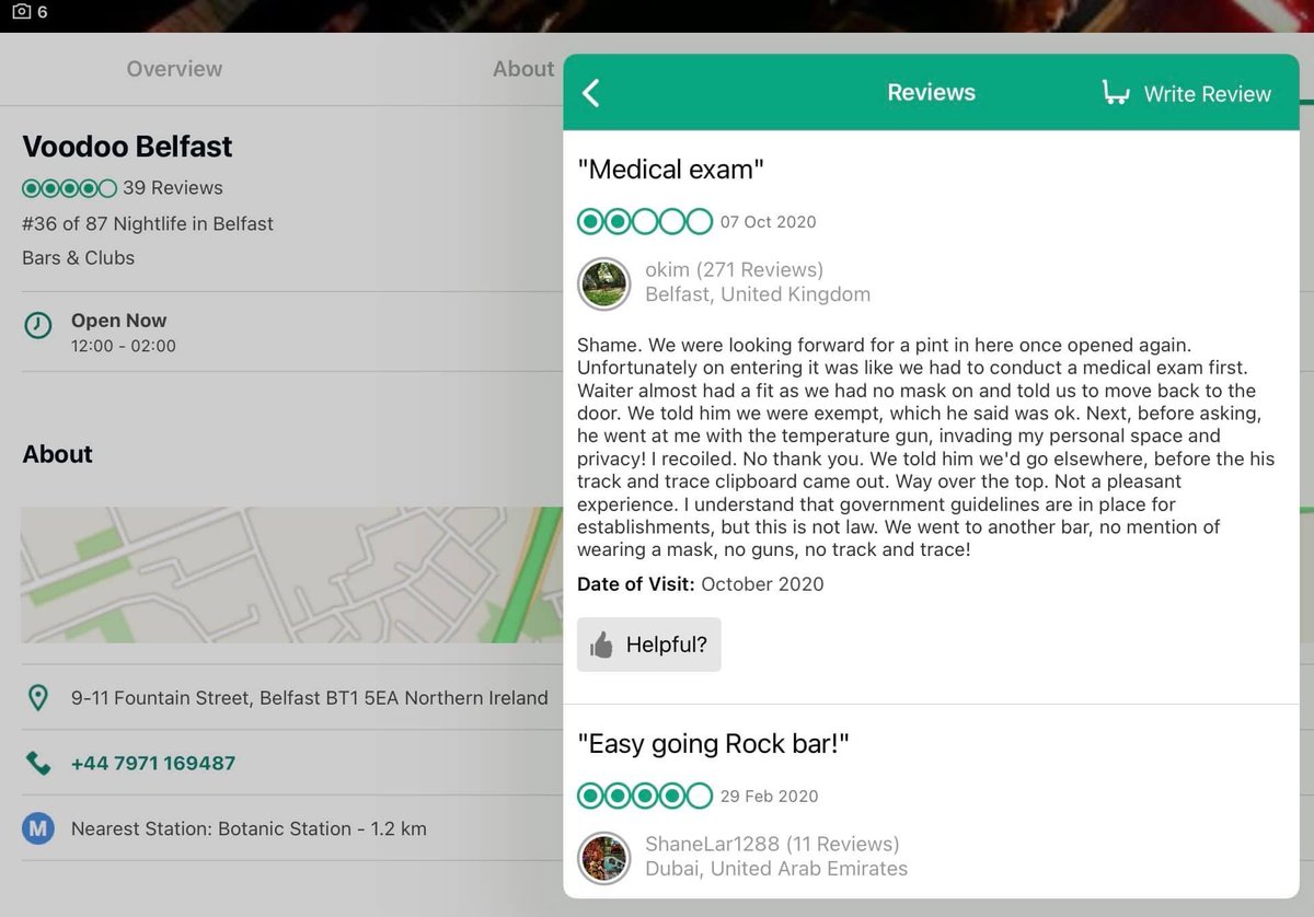 When is a bad review actually a good review? Answer: In the middle of a pandemic. At Voodoo we want to ensure all of our staff and customers are safe. We want to show governments and scientists that live music can come back again and it’s in safe hands.