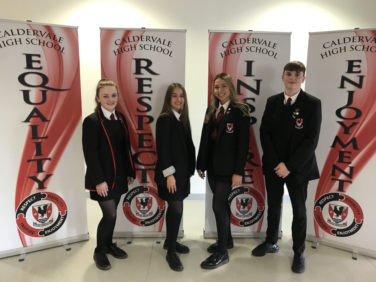 Congratulations to our new Senior Pupil Leadership team. Captains Ava McLean and Cameryn Stangoe and Vice Captains Aidan Arnott and Reiss McGowan. #pupilleadership #teamcaldervale