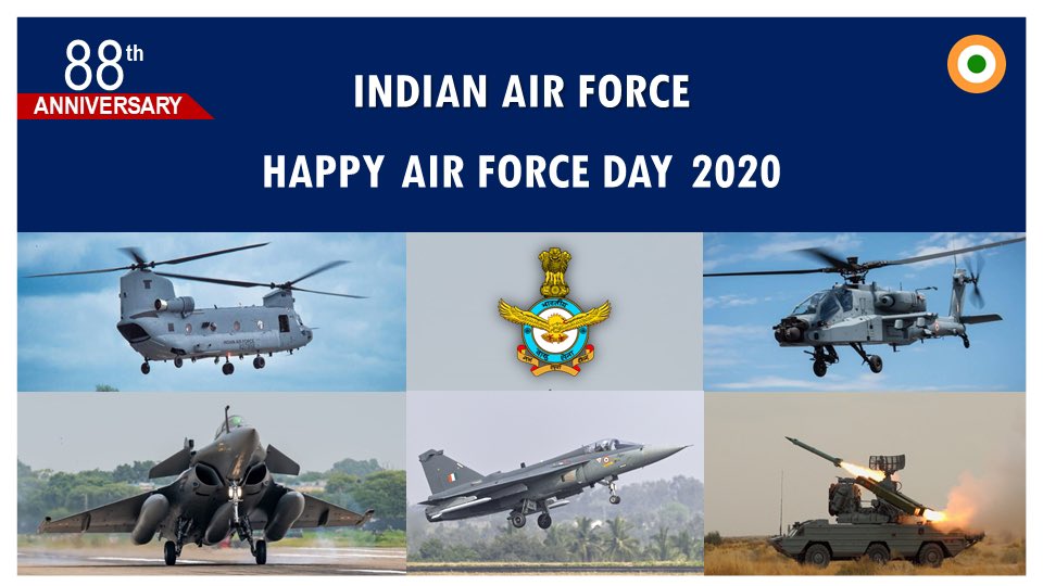 Moushamiveera's tweet photo. Touch the Sky With Glory - ....the sole description of the #IndianAirForce , Your selfless service to the #motherland  is priceless. We are honoured and grateful. We salute your bravery, sacrifice n love for the motherland #India. Happy #AirForceDay ! https://t.co/pipw16QBjX