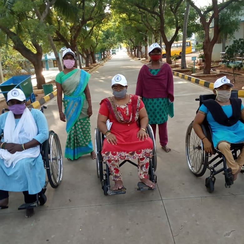amarseva's tweet photo. Day 7: Our staff &amp; Disabled Youth Training Center inmates run with @GuideStarIndia
&amp; @givingtuesdayin in their campaign #IndiaGenerosityRun Our target is to cover total 5,000 kms with all our team.

#AmarSevaSangam
#LiveToServe
#DaanUtsav
#IGRun https://t.co/5jAZTxXe0o