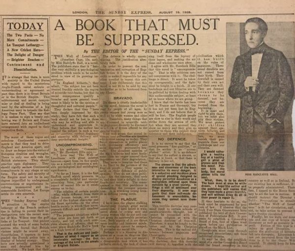 There were a few pre-war novels that treated lesbians as serious characters in relationships with other women, but mostly the topic was handled in circumspect code.However all that changed in 1950...