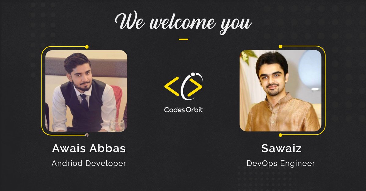 codes_orbit's tweet photo. Congratulations on being part of the team, CodesOrbit welcomes you and we look forward to a successful journey with you! 
Welcome to Codesorbit! 🎉
#CodesOrbit #newhires #developer #andrioddeveloper #iosdeveloper #QA #welcomeaboard https://t.co/TNJqYQh2Q2