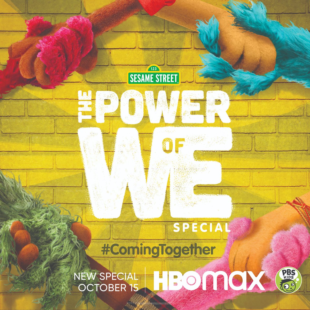 sesamestreet's tweet photo. We are proud to announce The Power of We: A Sesame Street Special! Designed as a co-viewing experience for children and families, The Power of We addresses racism and models how children can stand up to it. #ComingTogether https://t.co/U1ltc3KNlf