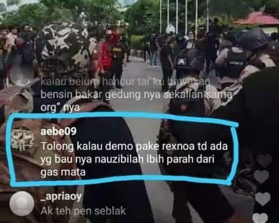 Tolonglah. Ada yang lebih parah daripada gas air mata nih.