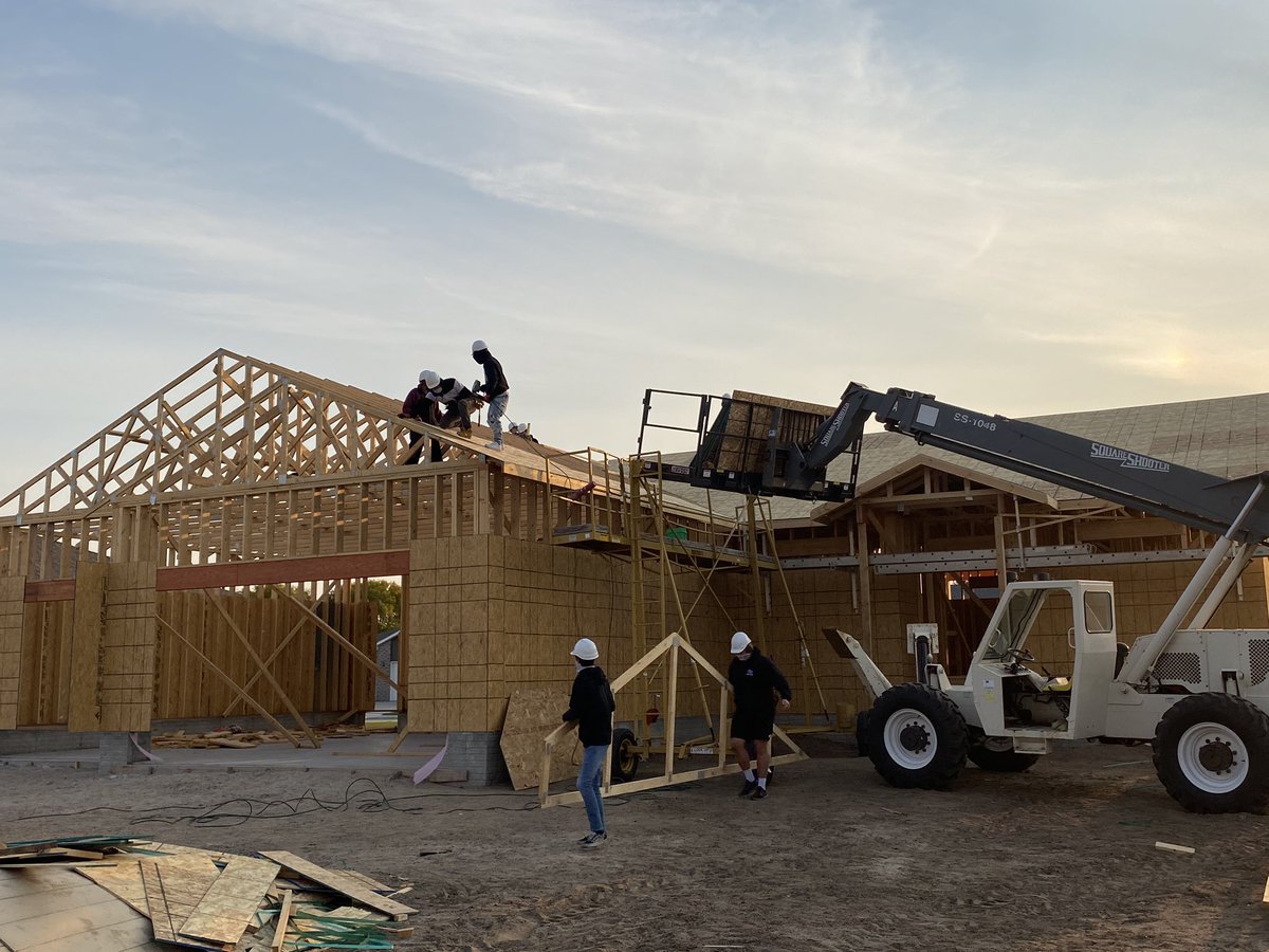 It’s a beautiful morning for building a house. #seniorbuild2021