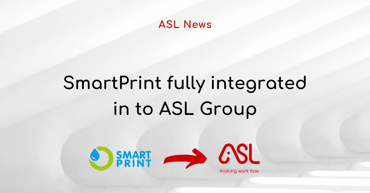 ASLGroupLtd's tweet photo. 12 months on from the successful purchase of SmartPrint, @ASLGroupLtd are pleased to announce that all functions and operations are now fully integrated and the team are a core part of the largest independent supplier of Commercial and Industrial Print in the UK.

#Smartprint https://t.co/0SRDAdRjhI