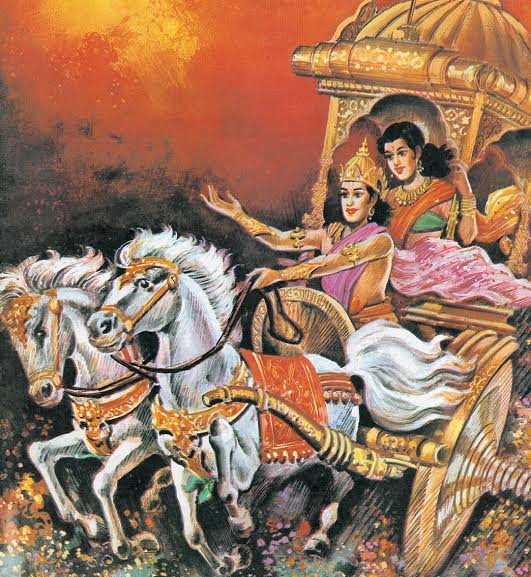 Nalopakhyanam - A Katha one should hear to get rid of effects of Kali Purusha There lived a king called Bhima who ruled a kingdom called Vidarbha. He was a great ruler. He had no santaan and wished to serve a great Rishi called DAMANUDU along with his wife in forests.