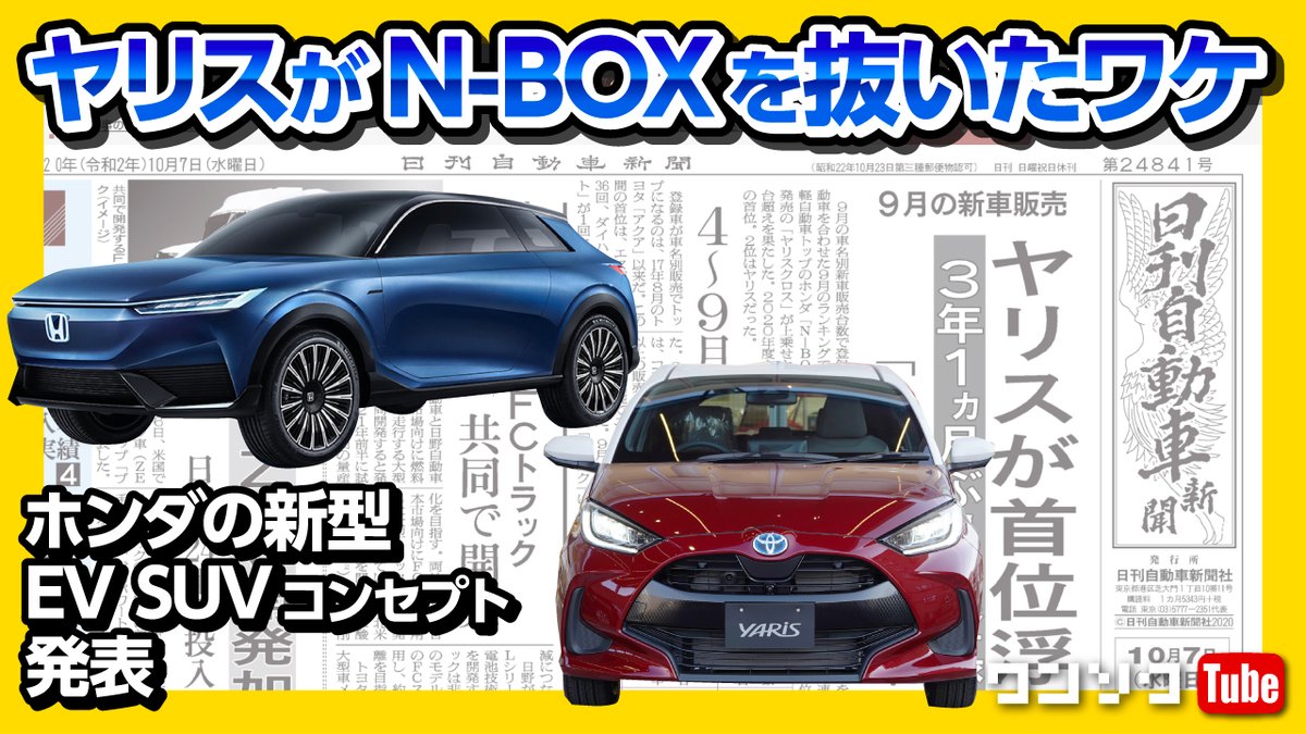 ドラヨス ワンソクtube 17万人 クルマ買う系youtuber A Twitter ヤリスがn Boxを抜いたワケ 年9月車販売ランキング ホンダ新型suv発表 など気になるニュース3本 ワンソクnews 10 08 T Co Ve3ixsundv 日刊自動車新聞 ドラヨス ワンソクtube 17万人 クルマ買う系youtuber A Twitter ヤリスがn Boxを抜いたワケ 年9月車販売ランキング ホンダ新型suv発表 など気になるニュース3本 ワンソクnews 10 08 T Co Ve3ixsundv 日刊自動車新聞
