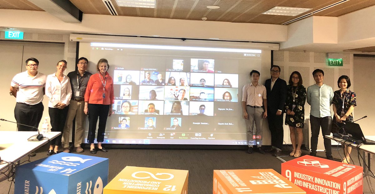 Great kick-off launch of 3-month incubation #EPPIChallenge. Over 159 submissions and 15 finalists introduced their initiatives and plan to #BeatPlasticPollution in Ha Long Bay and Koh Samui. plasticchallenge.undp.org.vn