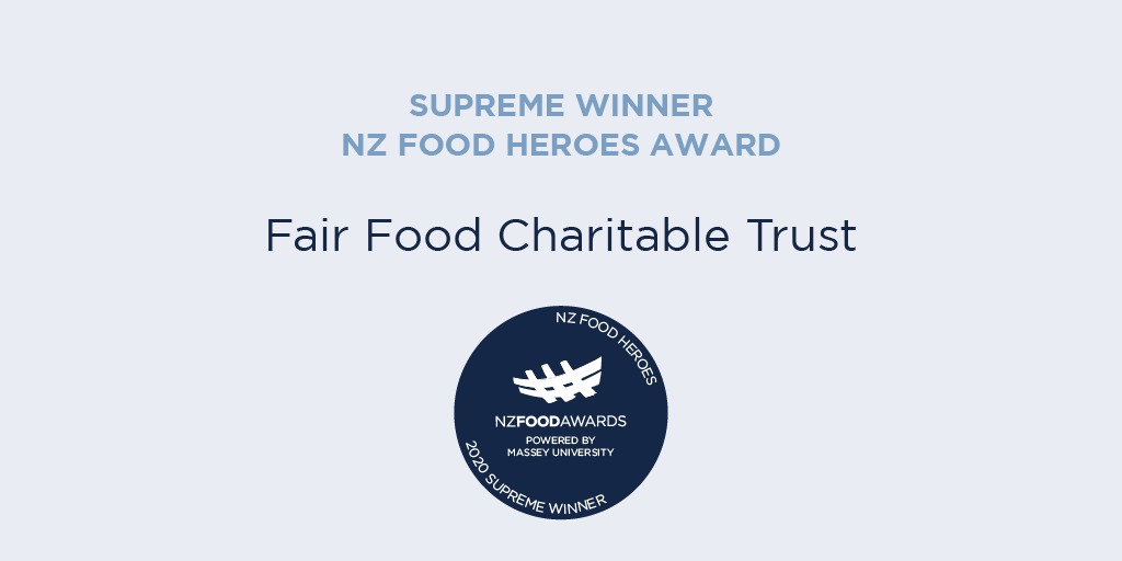 New Zealand Food Awards (@nzfoodawards) on Twitter photo And the 2020 <a href="/MasseyUni/">Massey University</a> Supreme Winner NZ Food Heroes Award goes to … <a href="/fairfoodnz/">Fair Food NZ</a>! Well done to all of our incredible #NZFoodHeroes finalists and winners tonight! What an amazing evening showcasing Kiwi food, beverage and aroha!
#NZFoodAwards And the 2020 <a href="/MasseyUni/">Massey University</a> Supreme Winner NZ Food Heroes Award goes to … <a href="/fairfoodnz/">Fair Food NZ</a>! Well done to all of our incredible #NZFoodHeroes finalists and winners tonight! What an amazing evening showcasing Kiwi food, beverage and aroha!
#NZFoodAwards