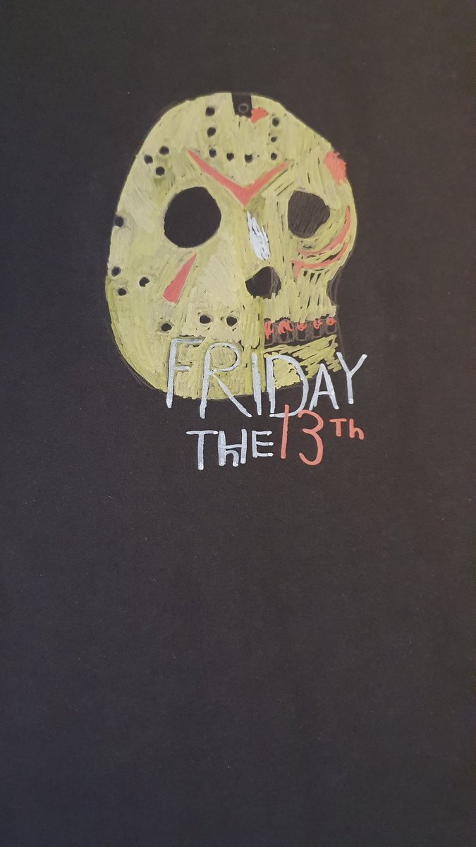 WhitehillLib's tweet photo. We're ramping up the Halloween decorations in the library. Here's a fantastic piece of artwork by one of our 'Library Squad'. #whitehilllibrary #awesomejob https://t.co/fHrRJ6iFUv