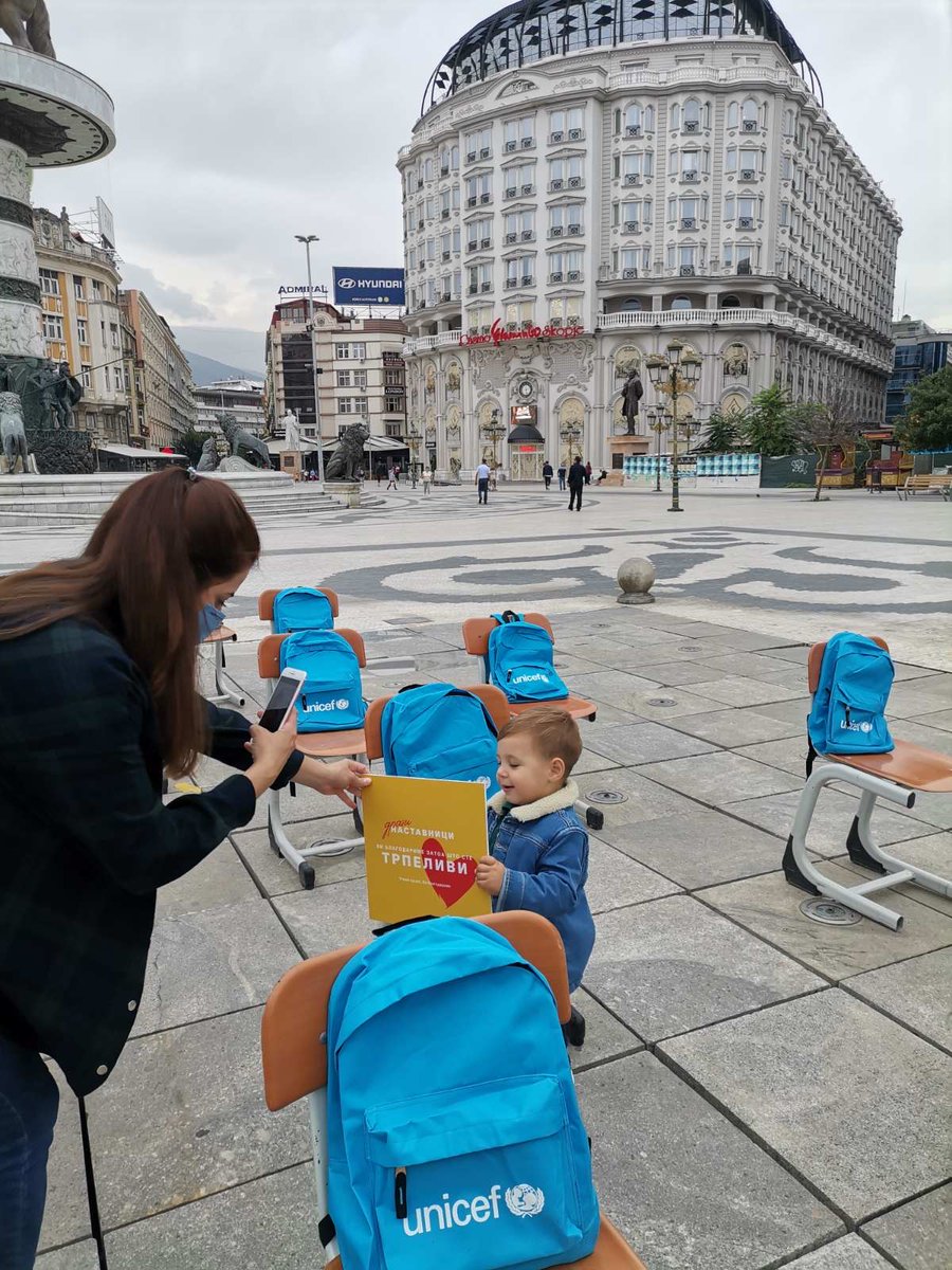 UNICEFMK's tweet photo. Lots of well-deserved messages for great teachers. 💙🎒 #WeLearnFromYou #ThankYouTeacher https://t.co/LKMJLmy9YW