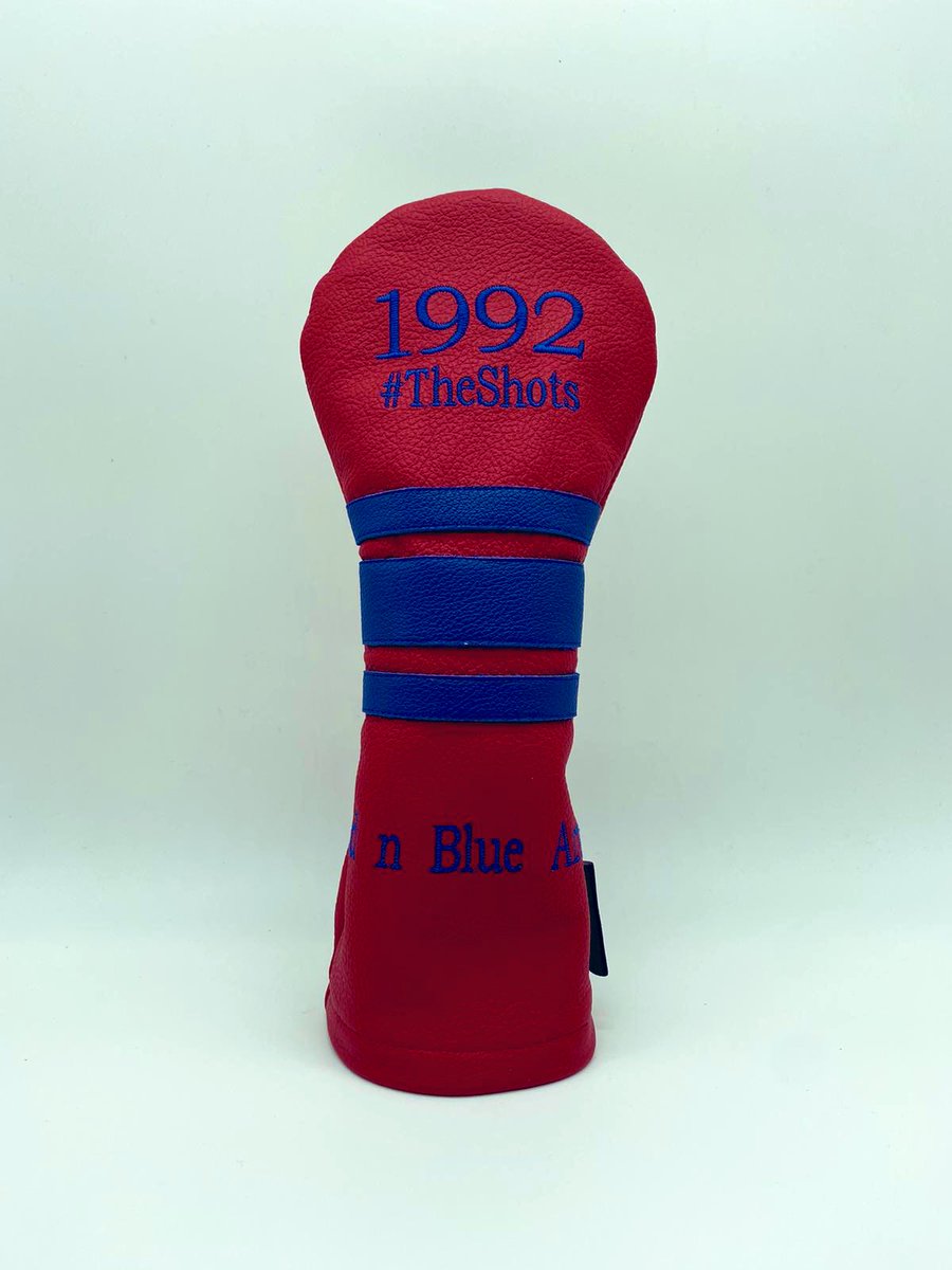 Fresh new <a href="/McDonnellGolf/">McDonnell Golf</a> headcover for the weekend... 🔴🔵

<a href="/OfficialShots/">Aldershot Town FC</a> #RednBlueArmy #TheShots