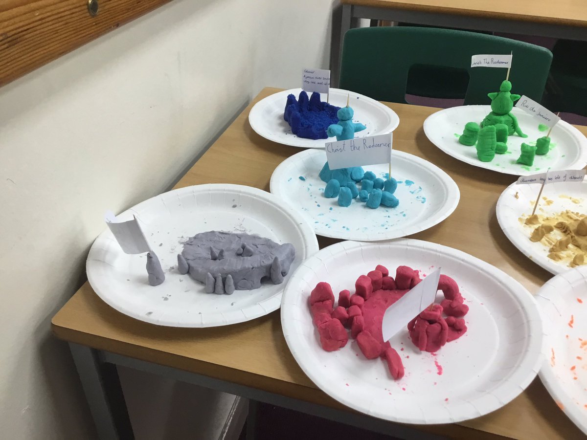 RedMaidsGeo's tweet image. Great taster lesson this morning with @RedmaidsJuniors Year 6 students making play dough landscapes. Guanabara Bay seemed most popular. Any ideas where that is budding geographers?