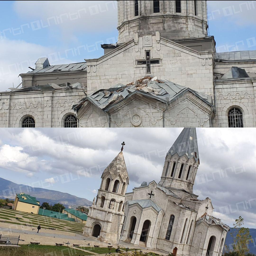 twartsakh's tweet photo. "What should we talk about with those who bomb the Church?" says Artsrun Hovhannisyan #armenia #armenie #армения #Αρμενία #azerbaijan #artsakhstrong https://t.co/HL6qvTDcdH