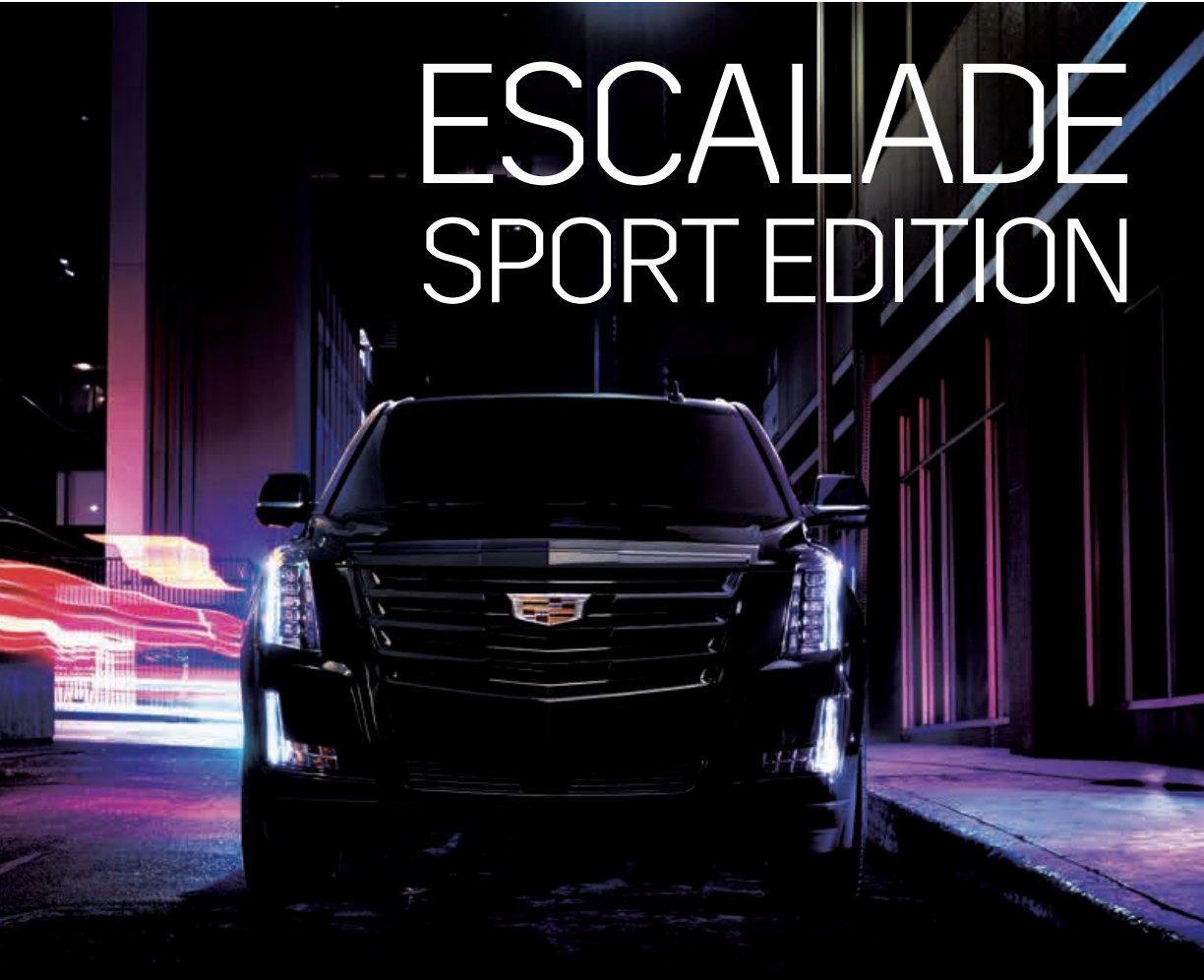キャデラック Cadillac Jp Al Twitter Cadillac Escalade Sport Edition 誕生以来絶えず進化を続け 世界の高級車の基準を更新してきたキャデラック エスカレードの特別な一台 インテリアは黒で統一され スタイリッシュかつ上質な空間を実現 T Co