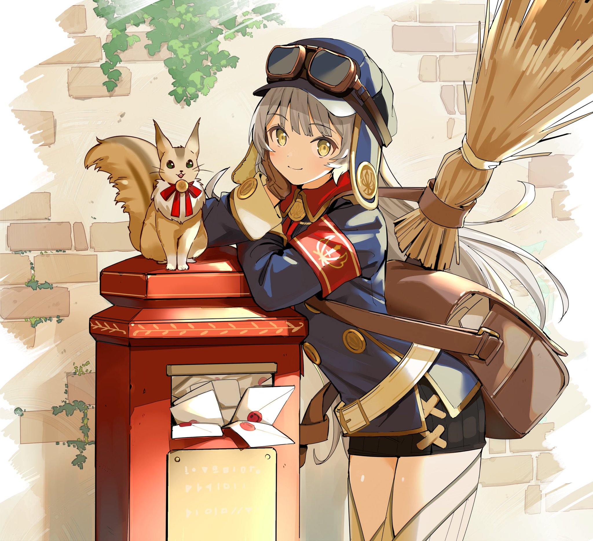 うらたあさお 異世界郵便配達員さん キャラクターデザイン練習 うらたあさお 異世界郵便配達員さん キャラクターデザイン練習