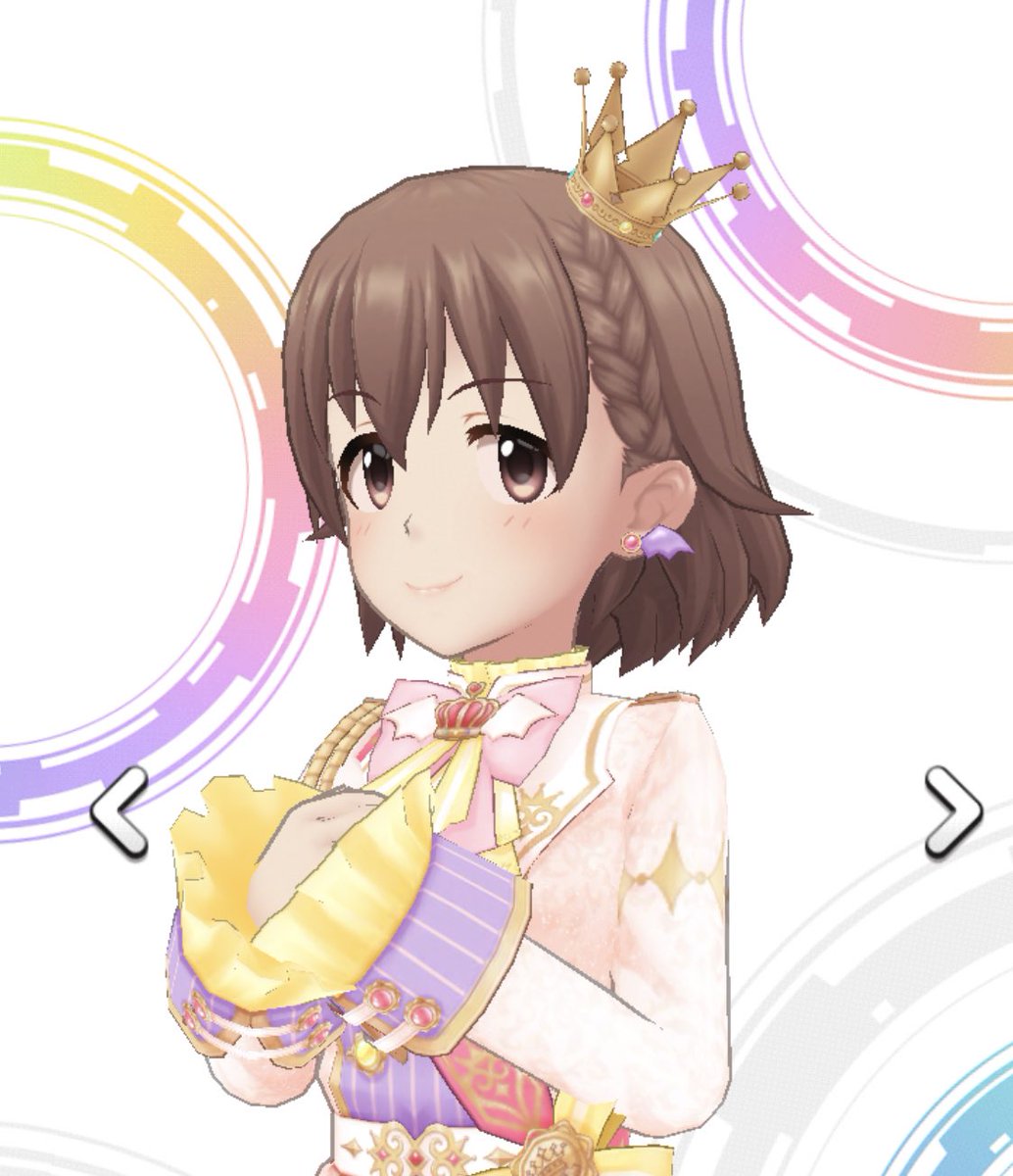 喜多日菜子 Information 情報 デレステ 喜多日菜子も登場している ゆめのメルヘンおとぎのハロウィンガシャ は 10月14日 14時59分まで Ssr あなたに捧ぐ王子様 喜多日菜子の衣装では 今までとは表情が変わりキリッとした表情となっています
