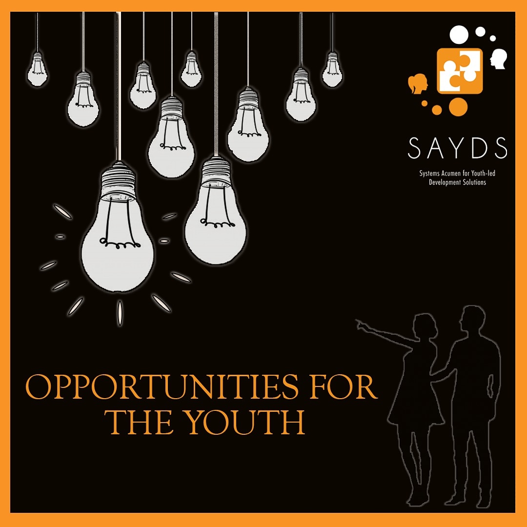 saydsinc's tweet photo. Every Thursday we will be shedding light on the different opportunities available for young people. One of the things made apparent is that young people don't know where to get this information. We want to help with this so stay tuned every Thursday.
#sayds #youth #opportunities https://t.co/qezBNOwEIu
