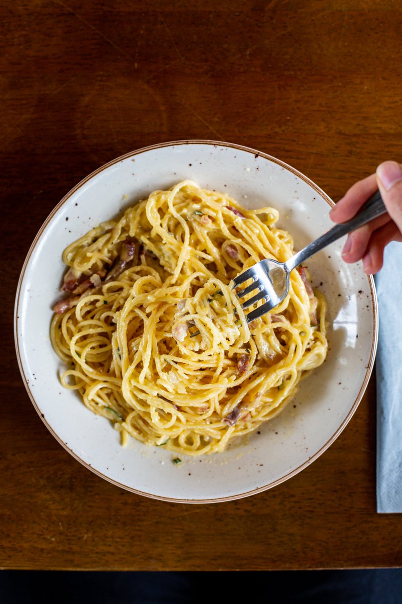 The creamiest of Carbonara's. 😍
Our NEW set menu includes three courses for only £10. It includes pizzas, pastas and some of our classics for mains and even a sticky toffee pudding for dessert!!

Available Monday-Friday until 6pm. 
Book now via the link: bit.ly/Rustica-booknow