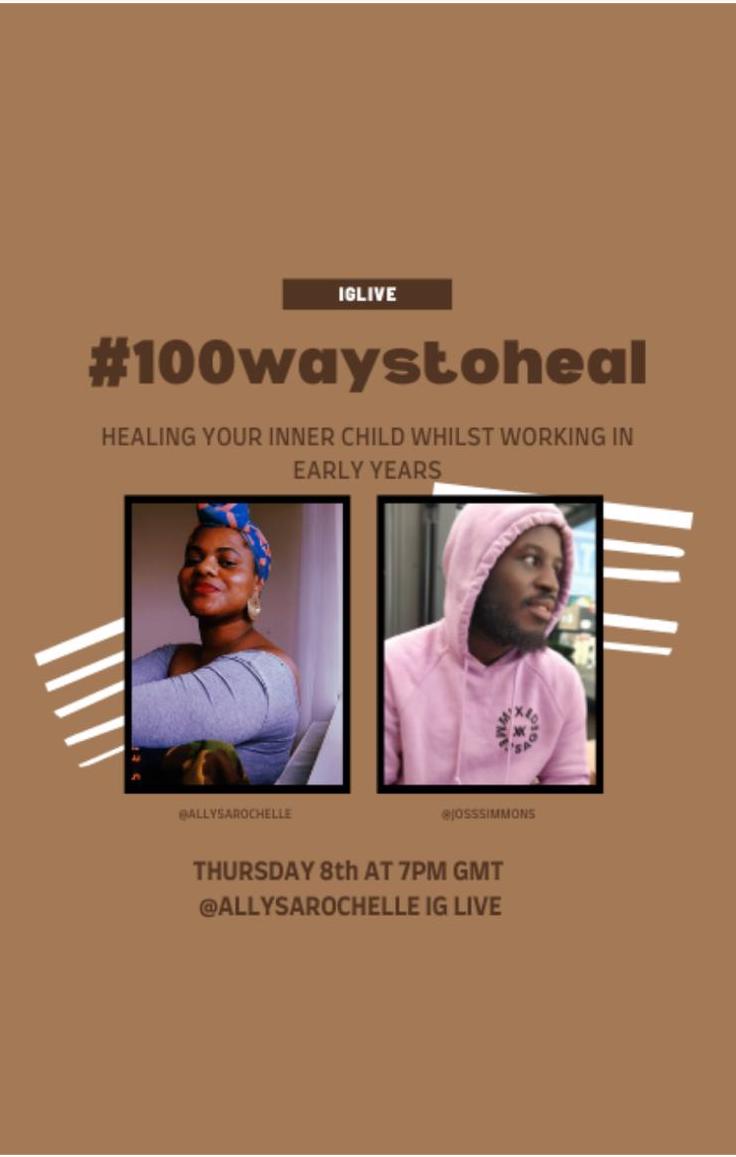 JossyCare's tweet photo. Im Now In Conversation With @AllysaRochelle On @Instagram Live Speaking About Healing Your Inner Child 

#100waystoheal
#PositiveMaleRoleModels
#JossyCare #Childcare #Eyfs #Manny #BabiesLikeBeards #BabySitter #Manny #Nanny #FathersHelp #Toddlers https://t.co/Jh9Lbrci4G