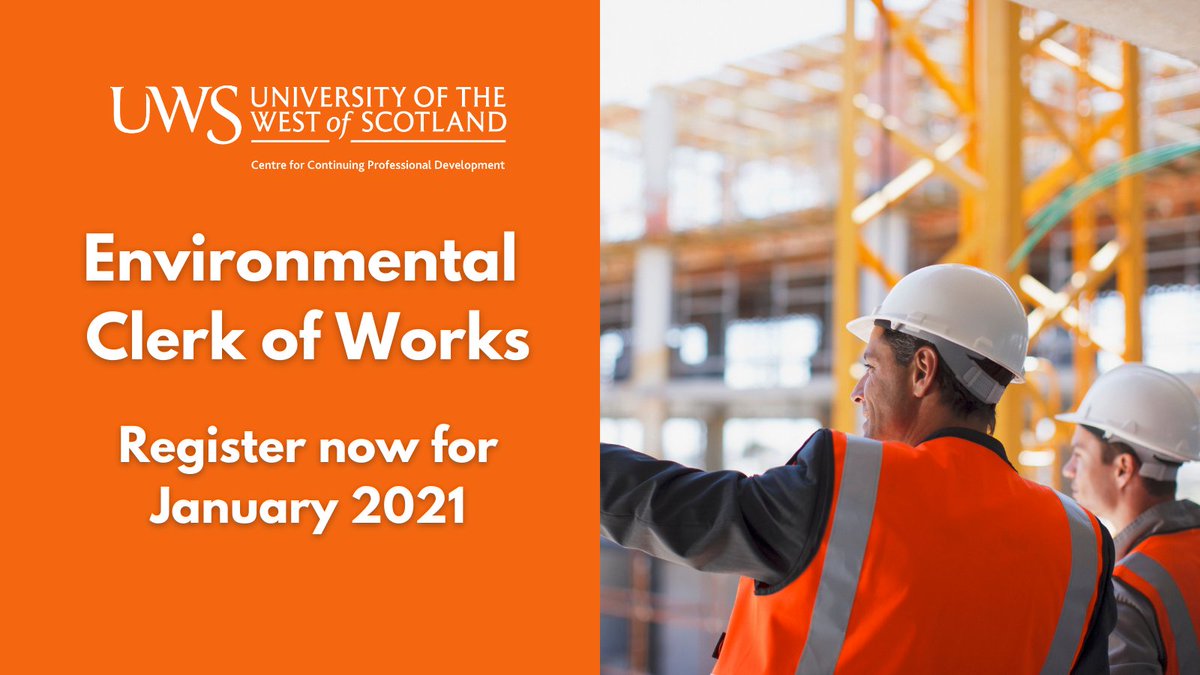 UWS_CPD's tweet photo. Delighted to have welcomed another digital cohort on to our Environmental Clerk of Works Foundation Programme this week - our second online ECoW course since the start of lockdown π
Join us in January: https://t.co/DZ7yqyrkny
#EnvironmentManagement #Ecology #ECoW #DigitalCPD https://t.co/d9xjAKpo2c