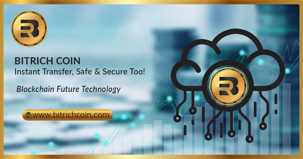 BitrichCoin's tweet photo. Bitrich Instant Transfer, Safe & Secure too!
Blockchain Future Technology
.
For more details, send us an inquiry now- https://t.co/k0trKWxHfg
.
.
#currency #Bitrich #wallet #secure #cryptocurrency #transactions #DigitalCurrency #SecurityBond #investment #blockchain https://t.co/l3zaxSFlnV